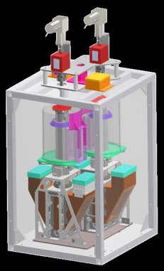 Rego-LIFT test rig CAD model