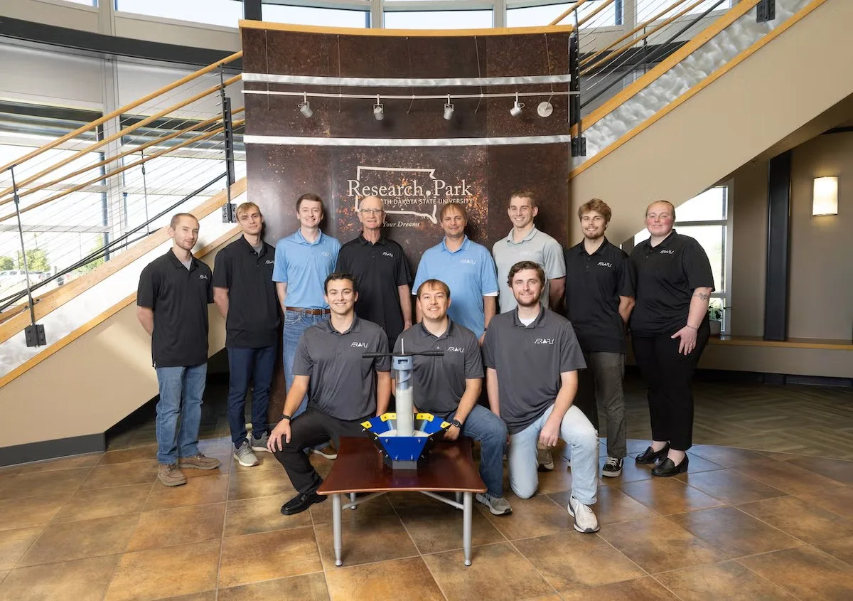 The AeroFly team with the Rego-LIFT prototype at Research Park