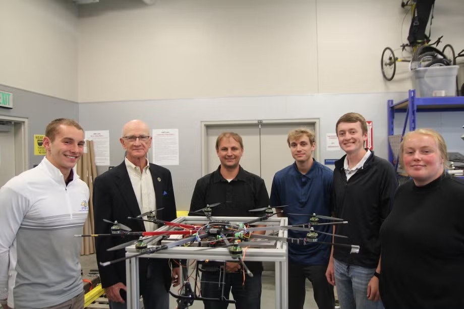 AeroFly team with a heavy-lift drone