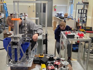 AeroFly engineers working on the Rego-LIFT prototype