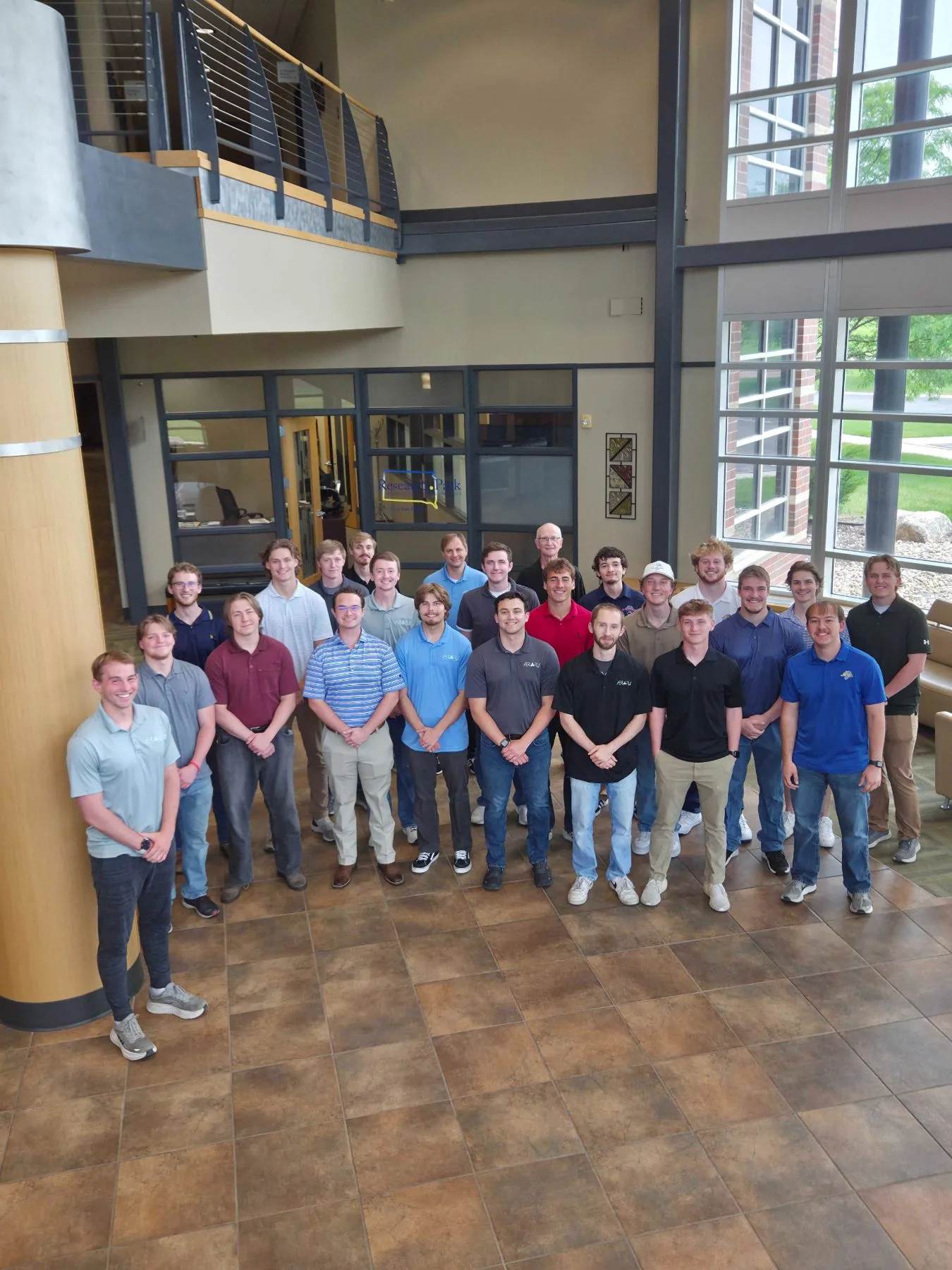 The AeroFly team gathered at the Research Park at SDSU in Brookings, South Dakota