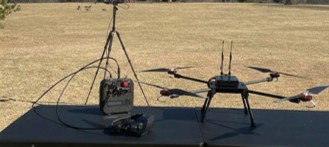 Blue Zero MK1 multirotor in the field